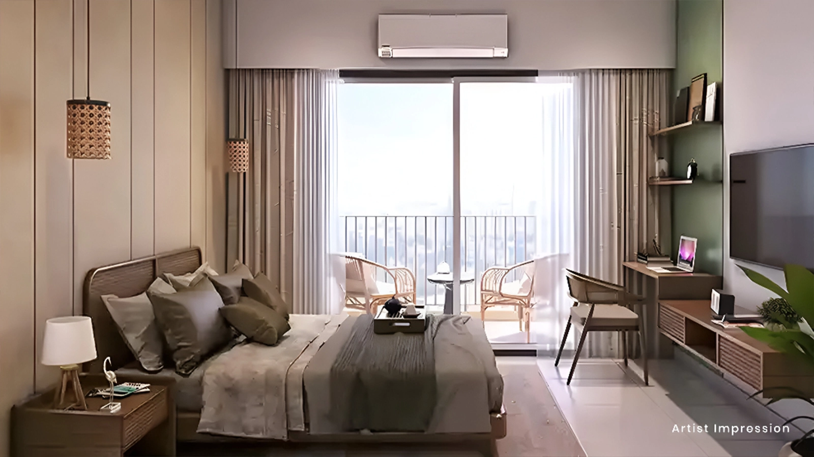Mahindra New Haven Hosur Road Bangalore haven master bedroom